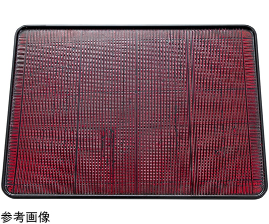 福井クラフト 超耐A)尺4 忍者両面盆 格子漆刻SL/黒天朱 17411090 1個（ご注文単位1個）【直送品】