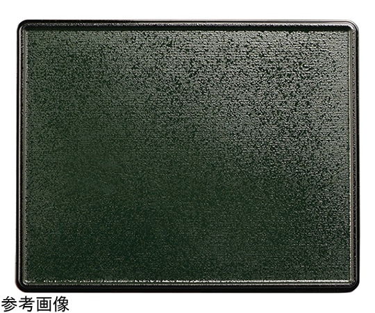 福井クラフト 尺5 万葉長手両面盆 グリーン乾漆クリアータタキ/朱天黒 50410100 1個（ご注文単位1個）【直送品】