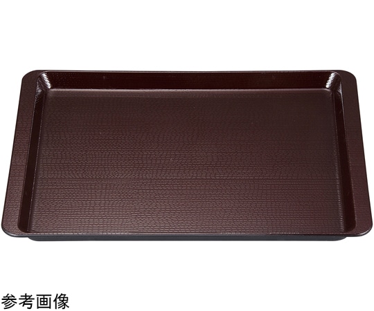 福井クラフト 耐熱A)尺4 ツバ付木目トレー 新溜SLタタキ 11008295 1個（ご注文単位1個）【直送品】