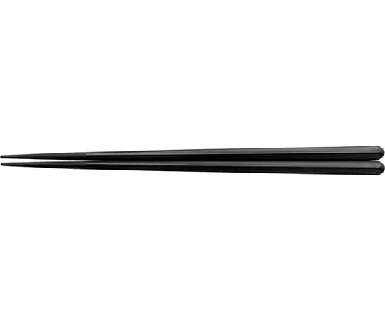 福井クラフト PBT22.5cm 丸頭五角無地箸 黒OM 90032066 1個（ご注文単位1個）【直送品】