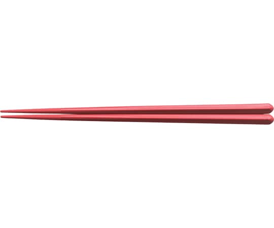 福井クラフト PBT22.5cm 丸頭五角無地箸 朱OM 90032144 1個（ご注文単位1個）【直送品】