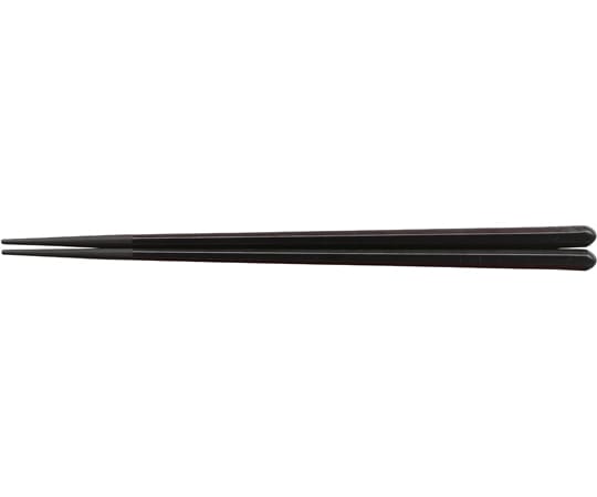 福井クラフト PBT22.5cm 丸頭八角無地箸 黒OM 90032065 1個（ご注文単位1個）【直送品】