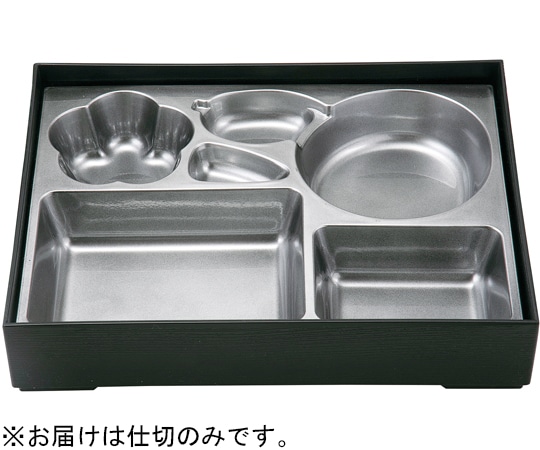 福井クラフト 9寸 ひょうたん仕切 銀透き 23214860 1個（ご注文単位1個）【直送品】