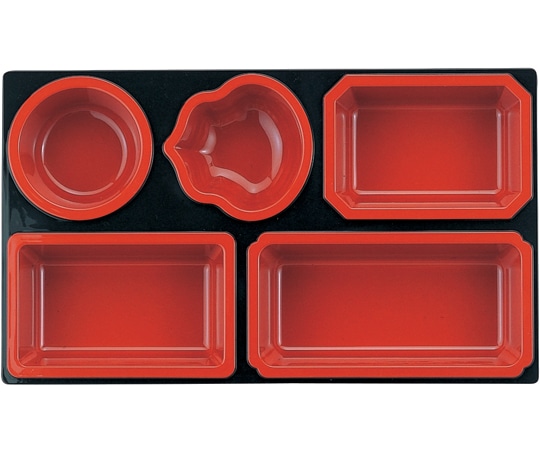 福井クラフト 尺3寸 気比布目松花堂用仕切 内朱天黒 70001870 1個（ご注文単位1個）【直送品】