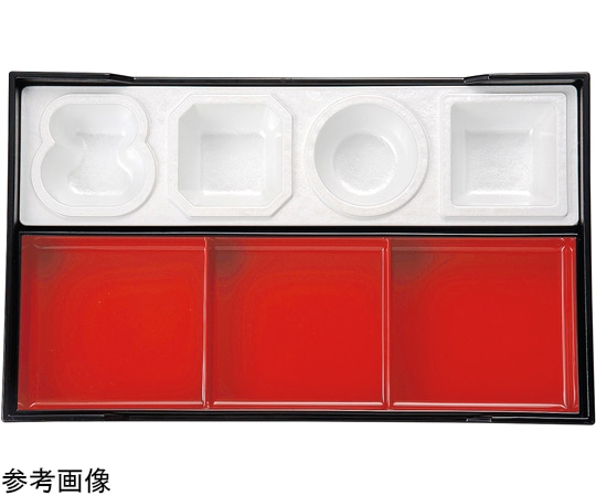 福井クラフト 尺3 気比用四陶仕切 ホワイトアクア SCクリヤー 41322713 1個（ご注文単位1個）【直送品】