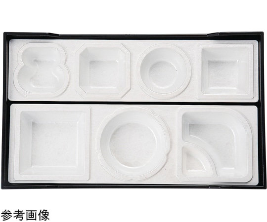 福井クラフト 大寿弁当B仕切 ホワイトアクア SCクリヤー 41322435 1個（ご注文単位1個）【直送品】