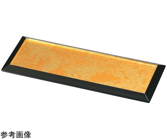 福井クラフト 9.5寸 ダイヤ盛皿 二色金箔裏黒 51140700 1個（ご注文単位1個）【直送品】