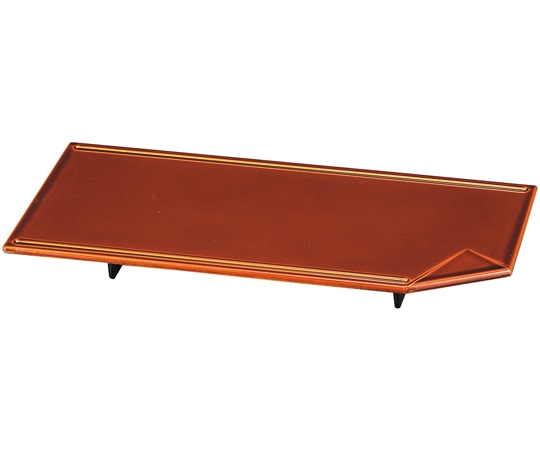 福井クラフト 隅折焼物皿 漆調春慶 51272165 1個（ご注文単位1個）【直送品】