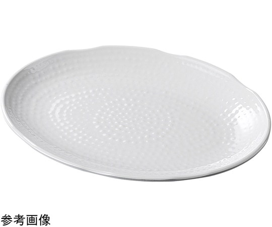 福井クラフト メラミン 51cm 小判盛皿 ホワイト 51022250 1個（ご注文単位1個）【直送品】