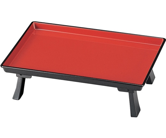 福井クラフト 7寸 ミニ膳 朱(折足式) 51011810 1個（ご注文単位1個）【直送品】