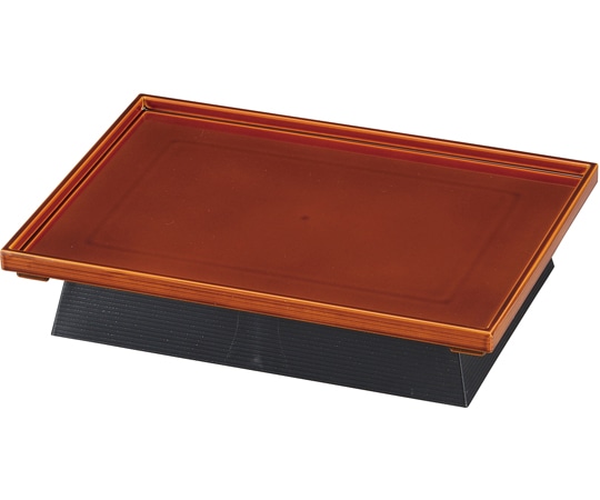 福井クラフト 長角高台盛器 漆調春慶 51272341 1個（ご注文単位1個）【直送品】