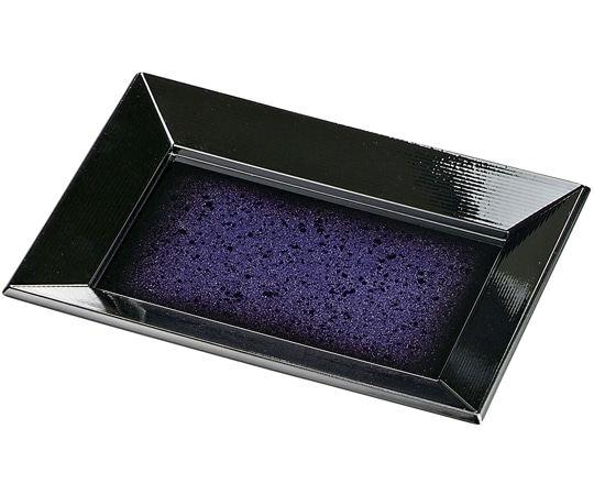 福井クラフト 8寸 長角千筋四方盛皿 紫銀河 55008080 1個（ご注文単位1個）【直送品】