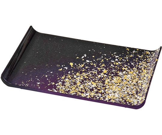 福井クラフト 平安盛皿 箔舞踊 55204200 1個（ご注文単位1個）【直送品】