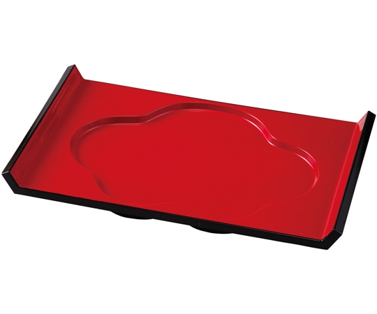 福井クラフト 高砂盛器(小)赤二度塗り 55204210 1個（ご注文単位1個）【直送品】