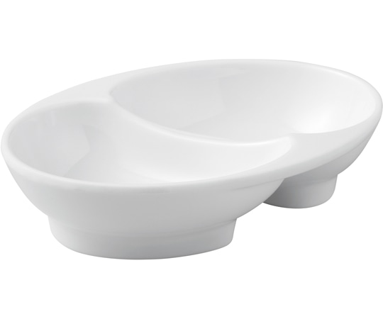福井クラフト 16.6 ツイン小鉢 白グロス 83361215 1個（ご注文単位1個）【直送品】