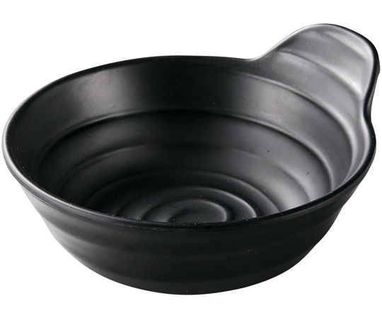 福井クラフト メラミン 12.7 ひねり内ウズとん水 黒マット 51025650 1個（ご注文単位1個）【直送品】