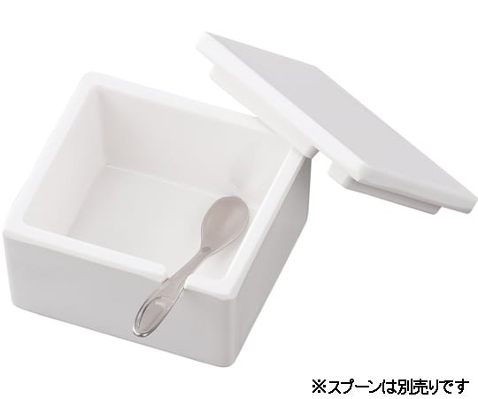 福井クラフト メラミン 薬味箱(セット)白グロス 80304110 1個（ご注文単位1個）【直送品】