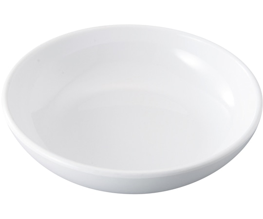 福井クラフト メラミン φ15.0 雅丸多用皿 白グロス 75005880 1個(ご注文単位1個)【直送品】