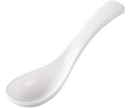 福井クラフト メラミン 14.5 雅太手レンゲ 白グロス 51025180 1個（ご注文単位1個）【直送品】