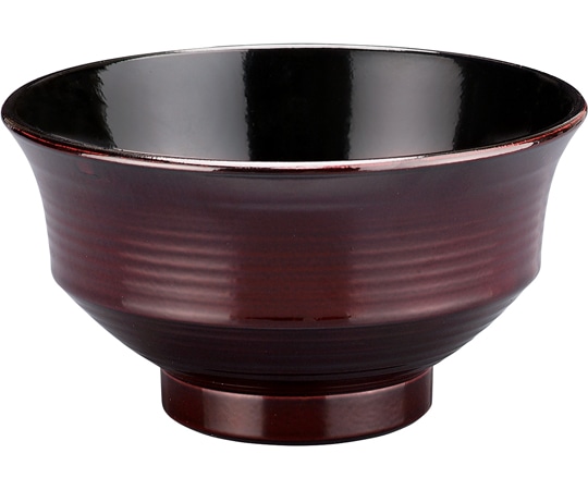 福井クラフト TA羽反筋天竜寺丼 溜内黒 33023440 1個（ご注文単位1個）【直送品】