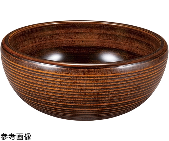 福井クラフト 6寸 千筋ナツメ鉢 総栃刷毛目 30045540 1個（ご注文単位1個）【直送品】