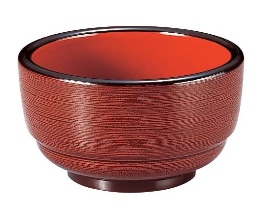 福井クラフト 6寸 がんこ深鉢 溜刷毛目内朱 38021920 1個（ご注文単位1個）【直送品】