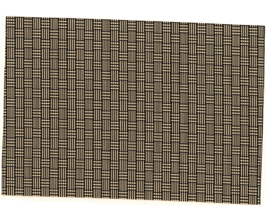 福井クラフト 尺2 半月ストロング敷マット 変り市松 50310075 1個（ご注文単位1個）【直送品】