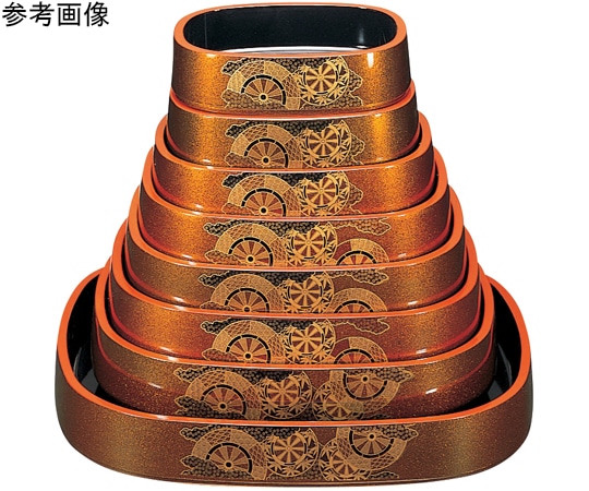 福井クラフト 3人用 小判桶 御所車(尺0) 64030040 1個（ご注文単位1個）【直送品】