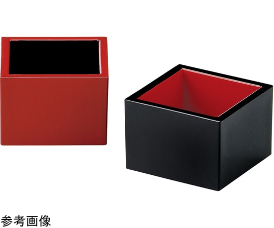 福井クラフト 60mm ミニマス朱内黒 75001956 1個（ご注文単位1個）【直送品】