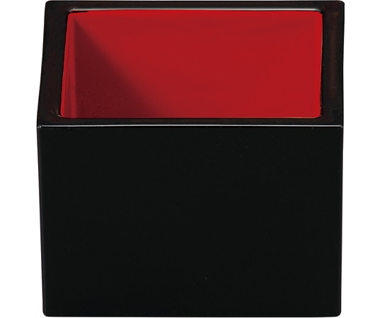 福井クラフト 60mm ミニマス黒内朱 75001957 1個（ご注文単位1個）【直送品】