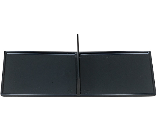 福井クラフト 1/2 松花堂用底板付仕切 黒塗 23213150 1個（ご注文単位1個）【直送品】