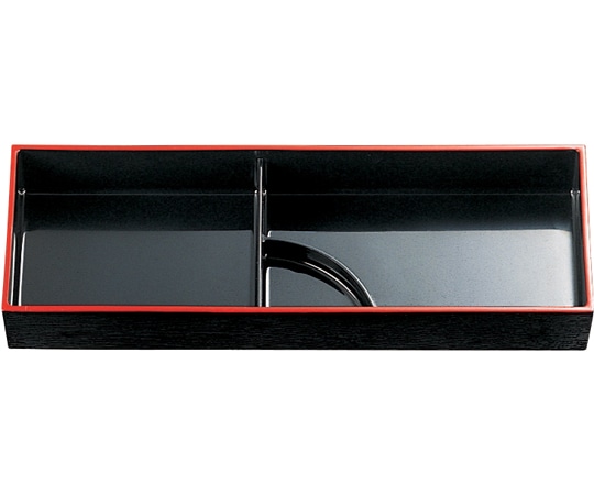 福井クラフト 大寿弁当黒渕朱(タレ付仕切親 21031220 1個（ご注文単位1個）【直送品】