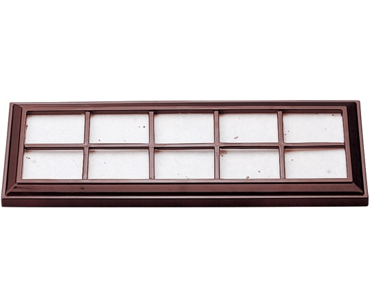 福井クラフト 尺3 長手松花堂盛器 障子蓋 溜 70011290 1個（ご注文単位1個）【直送品】