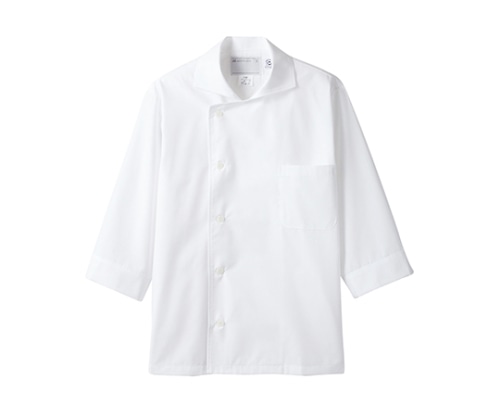 住商モンブラン コックシャツ 兼用 7分袖 白 エコ 6-691 L 1枚（ご注文単位1枚）【直送品】