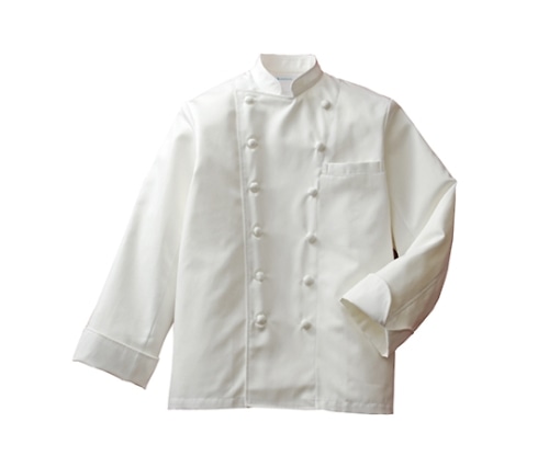 住商モンブラン コックコート 男女兼用 長袖 白 6-701 LL 1枚（ご注文単位1枚）【直送品】