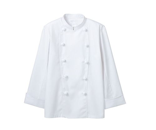 住商モンブラン コックコート 男女兼用 長袖 白 6-721 L 1枚（ご注文単位1枚）【直送品】