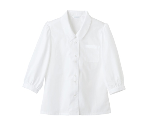 住商モンブラン ブラウス レディス 7分袖 白 BS2101-2 19 1枚（ご注文単位1枚）【直送品】