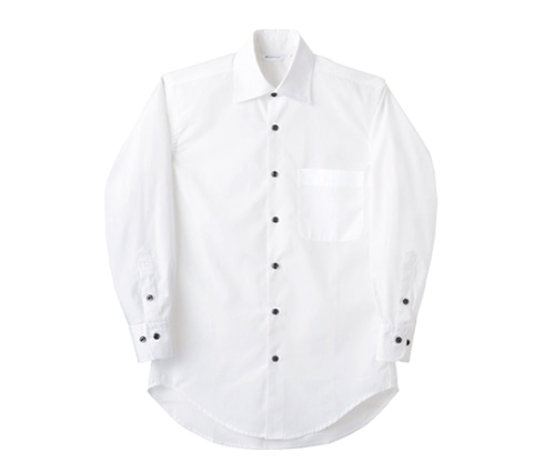 住商モンブラン シャツ 男女兼用 長袖 白 BS2541-2 SS 1枚（ご注文単位1枚）【直送品】