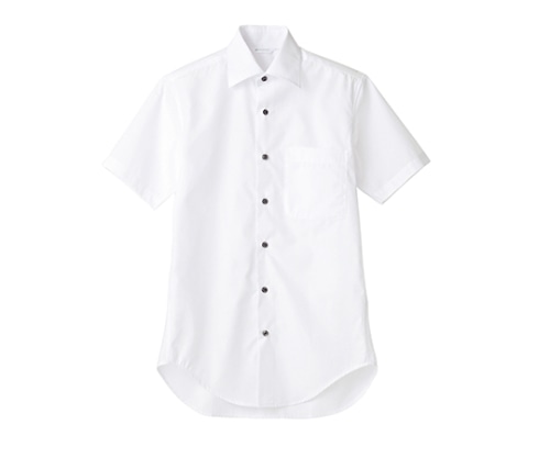 住商モンブラン シャツ 男女兼用 半袖 白 BS2542-2 SS 1枚（ご注文単位1枚）【直送品】