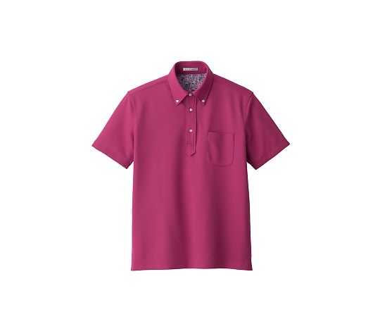 FACE 吸水速乾メンズポロシャツ(花柄B) ピンク L FB5025M-9 L 1枚（ご注文単位1枚）【直送品】