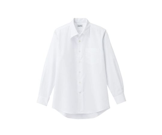 FACE メンズ開襟長袖シャツ ホワイト LL FB5043M-15 LL 1枚（ご注文単位1枚）【直送品】