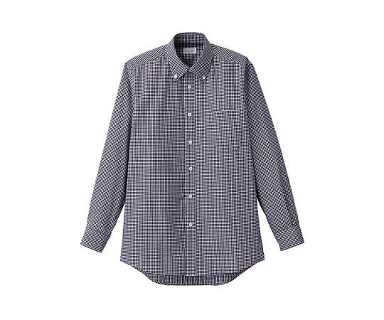 FACE メンズボタンダウン長袖シャツ ネイビー M FB5047M-8 M 1枚（ご注文単位1枚）【直送品】
