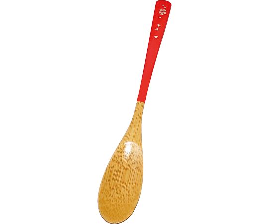 丸十 スプーン 花きらり 大 赤 13Q03R 1個（ご注文単位1個）【直送品】