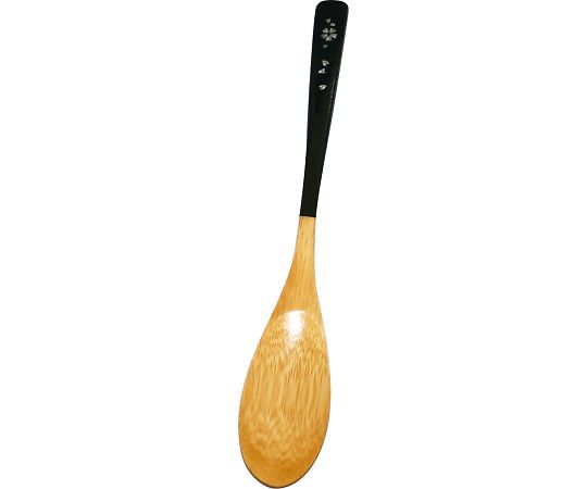 丸十 スプーン 花きらり 大 黒 13Q03B 1個（ご注文単位1個）【直送品】