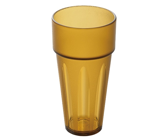 エンテック キングタンブラー ロングタイプ 370mL アンバー TR-822A 1個（ご注文単位1個）【直送品】