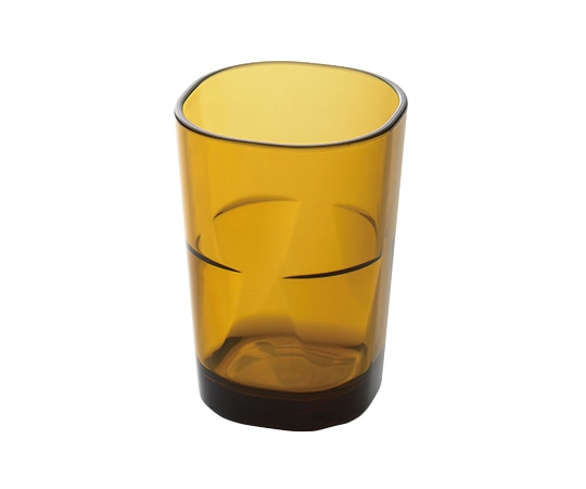 エンテック スクエアタンブラー 260mL アンバー TR-841A 1個（ご注文単位1個）【直送品】