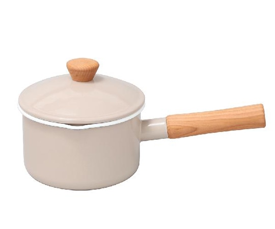 アズワン ソースパン 14cm ベージュ CL-14N BE 1個（ご注文単位1個）【直送品】