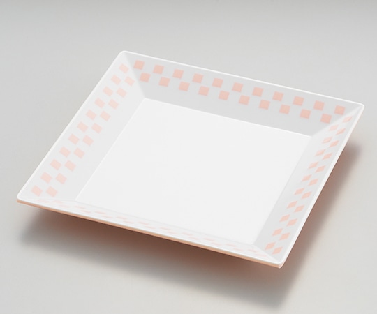 エンテック スクエアプレート ピンク CH-11P 1枚（ご注文単位1枚）【直送品】