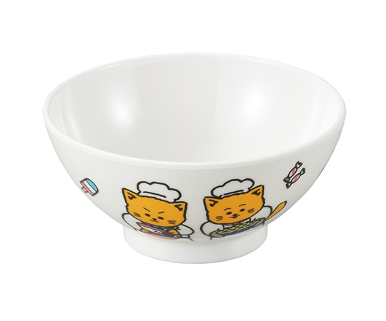 エンテック 飯椀 こねこたい KO-5 1個（ご注文単位1個）【直送品】