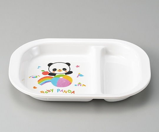 エンテック 角ランチ皿 赤ちゃんパンダ PA-10 1枚（ご注文単位1枚）【直送品】